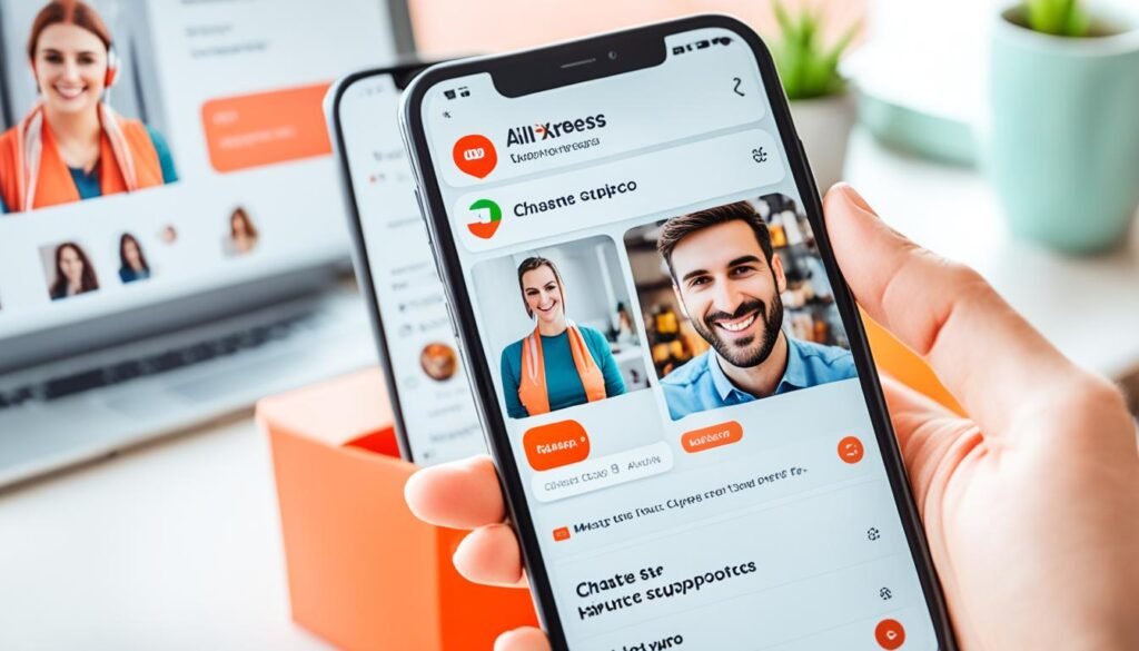 chat de soporte AliExpress