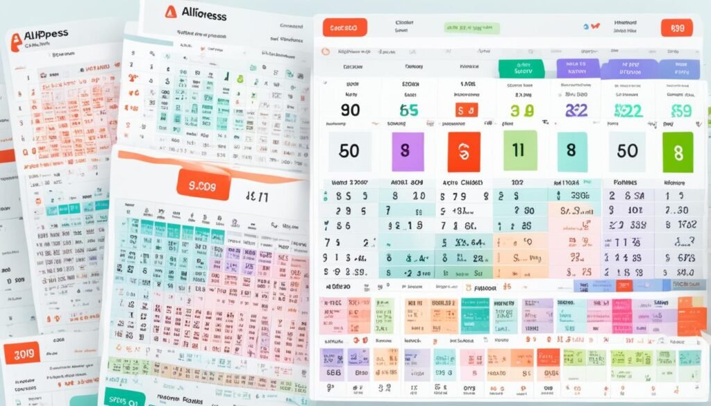 variación de precios en AliExpress