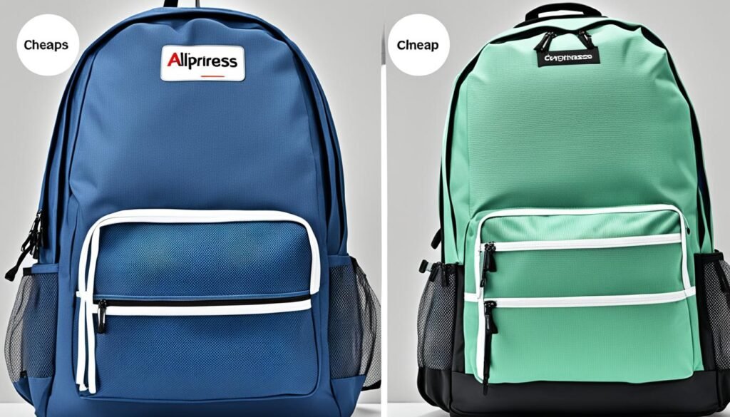 Comparación de mochilas originales baratas en AliExpress