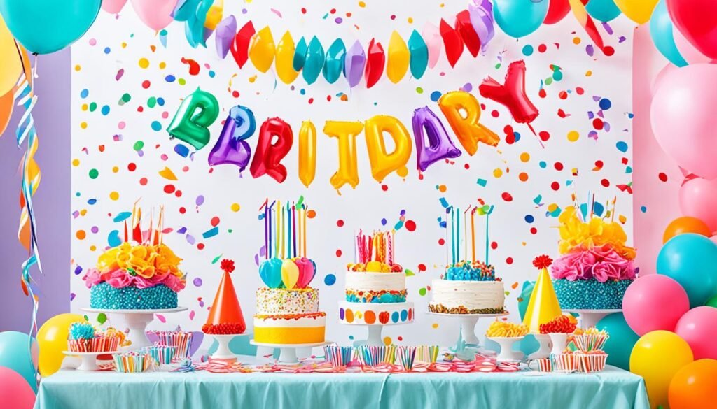 Decoraciones de Cumpleaños