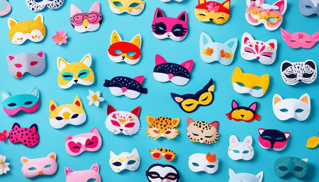 Selección de antifaces en AliExpress