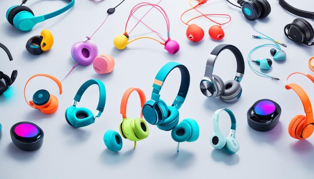 Variedad de auriculares en Aliexpress