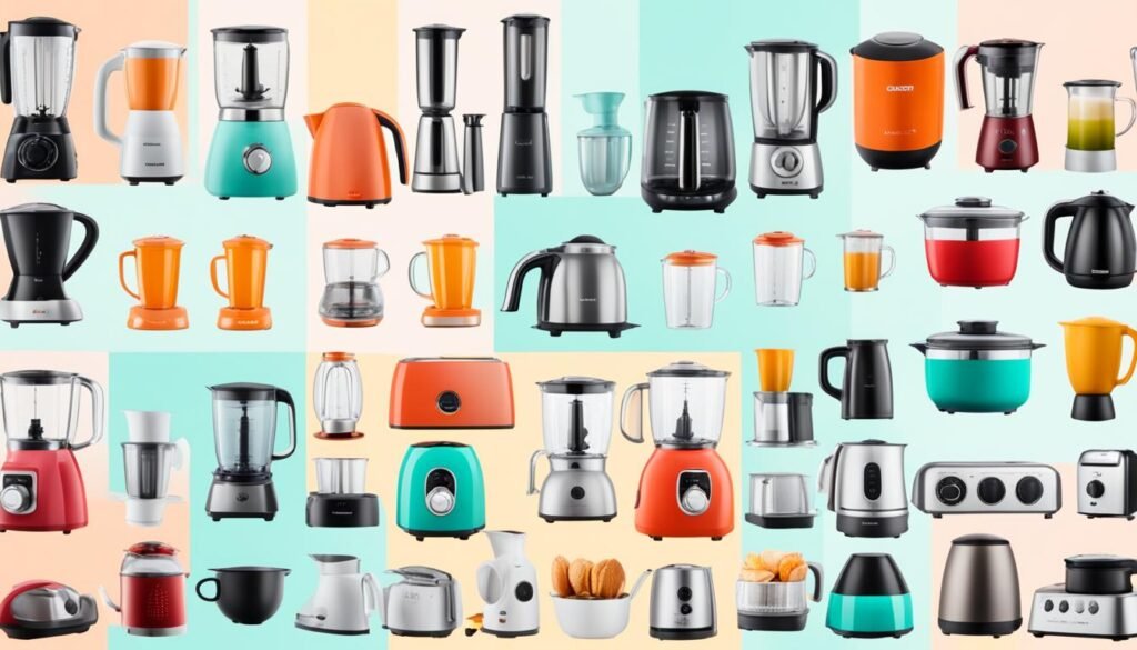 Variedad de pequeños electrodomésticos en Aliexpress