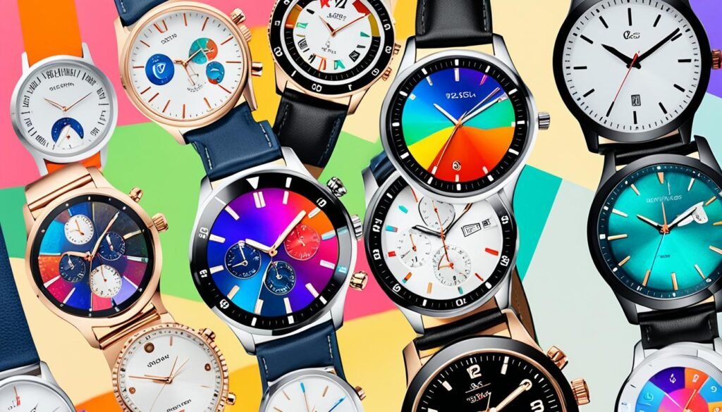 Variety of watches on AliExpress