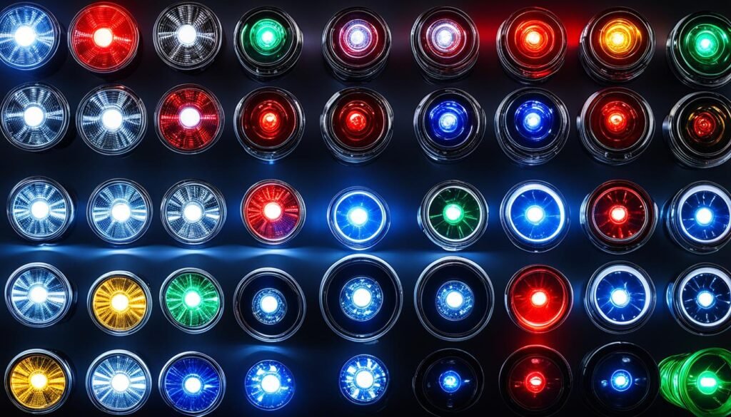 tipos de luces LED para autos