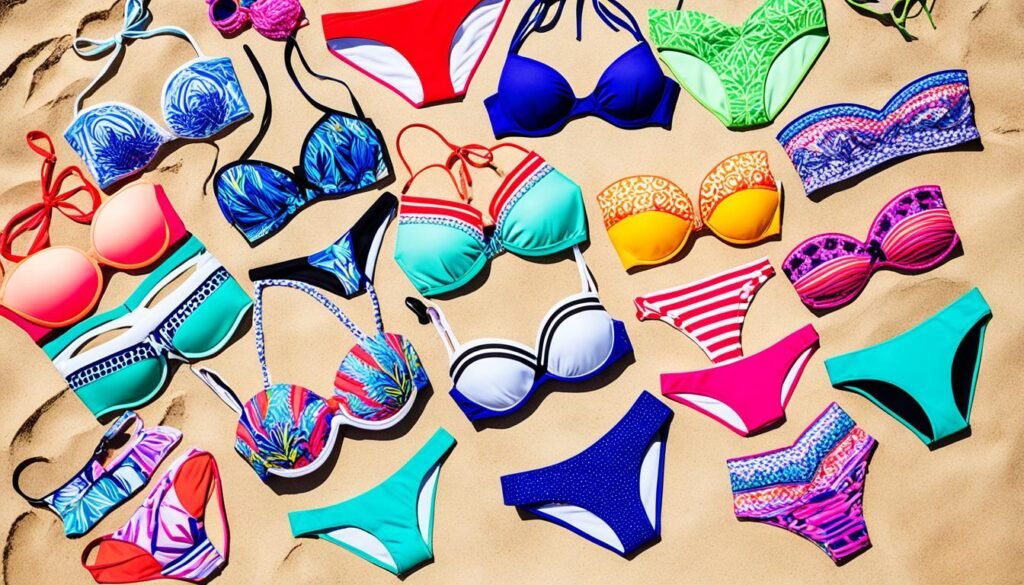 variedad de bikinis